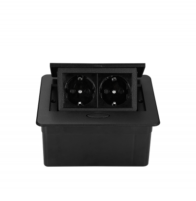 Выдвижная розетка горизонтальная CorePort (2 розетки)-1